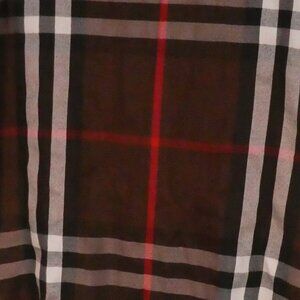 TANGREN | OS - One Size | Classic Brown Plaid Scarf / Wrap with Fringe